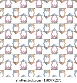 Seamless geometric ornamental vector pattern. Abstract background