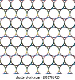Seamless geometric ornamental vector pattern. Abstract background
