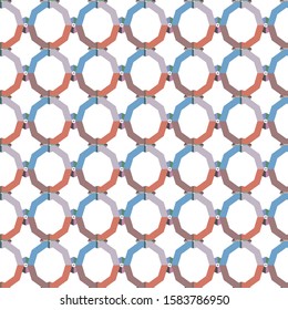 Seamless geometric ornamental vector pattern. Abstract background