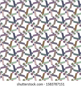 Seamless geometric ornamental vector pattern. Abstract background