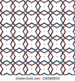 Seamless geometric ornamental vector pattern. Abstract background