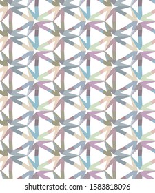 Seamless geometric ornamental vector pattern. Abstract background