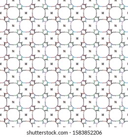 Seamless geometric ornamental vector pattern. Abstract background