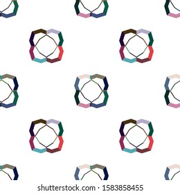 Seamless geometric ornamental vector pattern. Abstract background