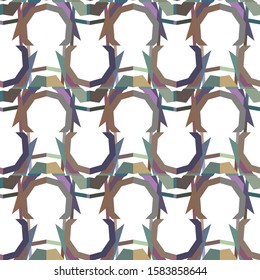 Seamless geometric ornamental vector pattern. Abstract background