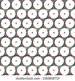 Seamless geometric ornamental vector pattern. Abstract background