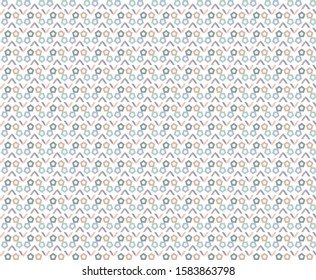 Seamless geometric ornamental vector pattern. Abstract background