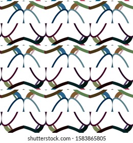 Seamless geometric ornamental vector pattern. Abstract background