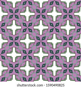 Seamless geometric ornamental vector pattern. Abstract background