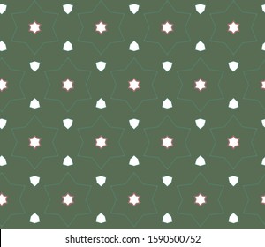 Seamless geometric ornamental vector pattern. Abstract background