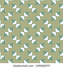 Seamless geometric ornamental vector pattern. Abstract background