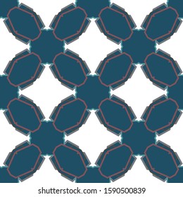 Seamless geometric ornamental vector pattern. Abstract background
