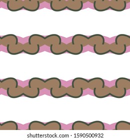 Seamless geometric ornamental vector pattern. Abstract background