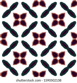 Seamless geometric ornamental vector pattern. Abstract background