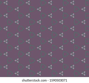 Seamless geometric ornamental vector pattern. Abstract background