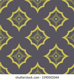 Seamless geometric ornamental vector pattern. Abstract background