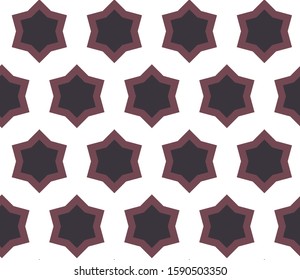 Seamless geometric ornamental vector pattern. Abstract background