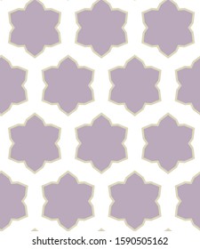 Seamless geometric ornamental vector pattern. Abstract background