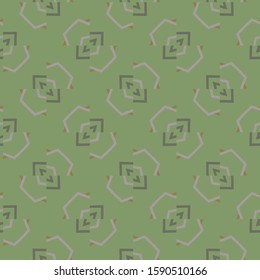 Seamless geometric ornamental vector pattern. Abstract background