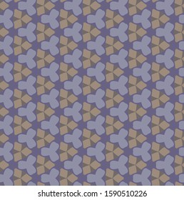 Seamless geometric ornamental vector pattern. Abstract background