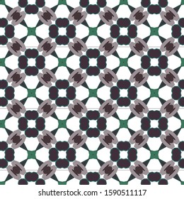 Seamless geometric ornamental vector pattern. Abstract background