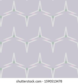 Seamless geometric ornamental vector pattern. Abstract background