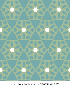 Seamless geometric ornamental vector pattern. Abstract background
