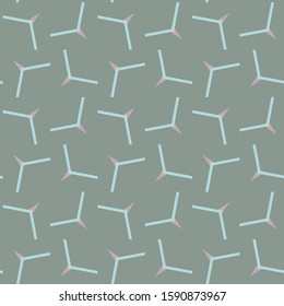 Seamless geometric ornamental vector pattern. Abstract background