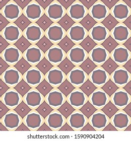 Seamless geometric ornamental vector pattern. Abstract background