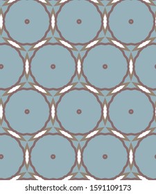 Seamless geometric ornamental vector pattern. Abstract background