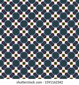 Seamless geometric ornamental vector pattern. Abstract background