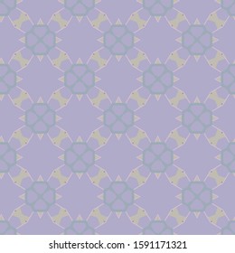 Seamless geometric ornamental vector pattern. Abstract background
