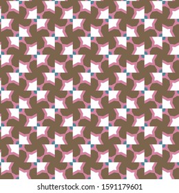 Seamless geometric ornamental vector pattern. Abstract background