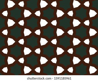 Seamless geometric ornamental vector pattern. Abstract background