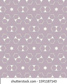 Seamless geometric ornamental vector pattern. Abstract background