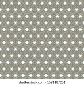 Seamless geometric ornamental vector pattern. Abstract background