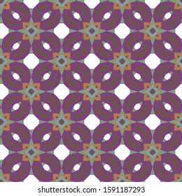 Seamless geometric ornamental vector pattern. Abstract background