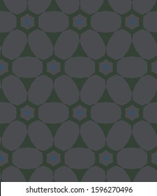 Seamless geometric ornamental vector pattern. Abstract background