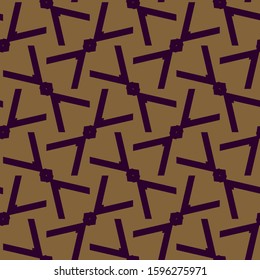 Seamless geometric ornamental vector pattern. Abstract background