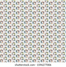Seamless geometric ornamental vector pattern. Abstract background