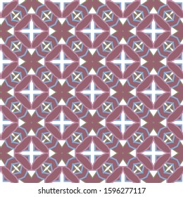 Seamless geometric ornamental vector pattern. Abstract background
