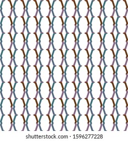 Seamless geometric ornamental vector pattern. Abstract background