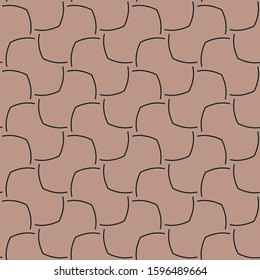 Seamless geometric ornamental vector pattern. Abstract background