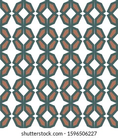 Seamless geometric ornamental vector pattern. Abstract background