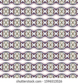 Seamless geometric ornamental vector pattern. Abstract background