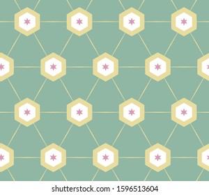 Seamless geometric ornamental vector pattern. Abstract background