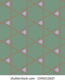Seamless geometric ornamental vector pattern. Abstract background
