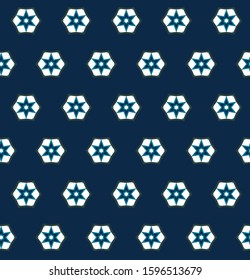 Seamless geometric ornamental vector pattern. Abstract background