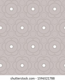 Seamless geometric ornamental vector pattern. Abstract background