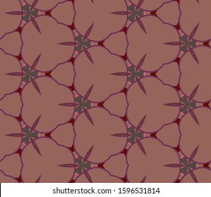 Seamless geometric ornamental vector pattern. Abstract background